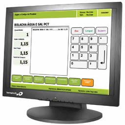 MONITOR LCD TOUCH SCREEN BLACK 15 MONITOR LCD TOUCH SCREEN BLACK 15